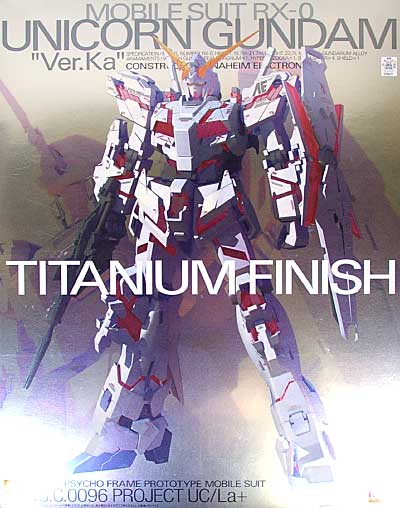 MG 1/100 RX-0 Unicorn Gundam Ver.Ka "Titanium Finish" - Click Image to Close