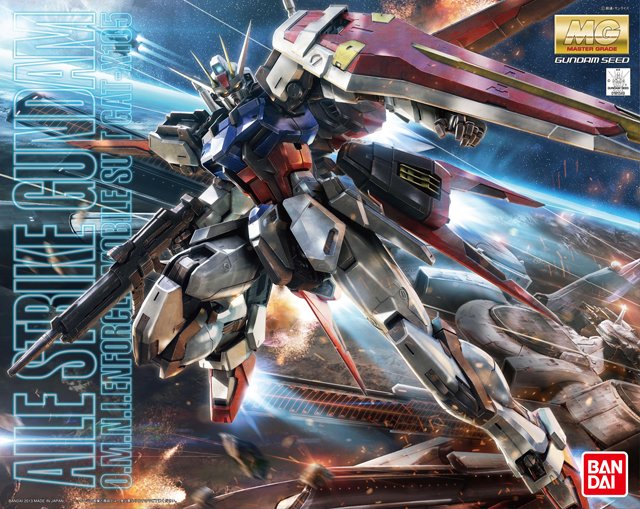 MG 1/100 GAT-X105 Aile Strike Gundam, Remaster Version - Click Image to Close