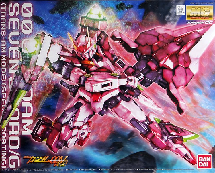 MG 1/100 00 Gundam Seven Sword/G "Trans-AM Mode" Special Coating - Click Image to Close