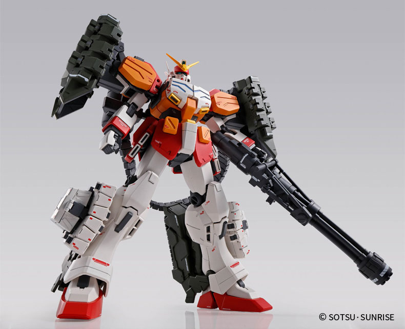 MG 1/100 XXXG-01H Gundam Heavyarms with Igel Equipment - Click Image to Close