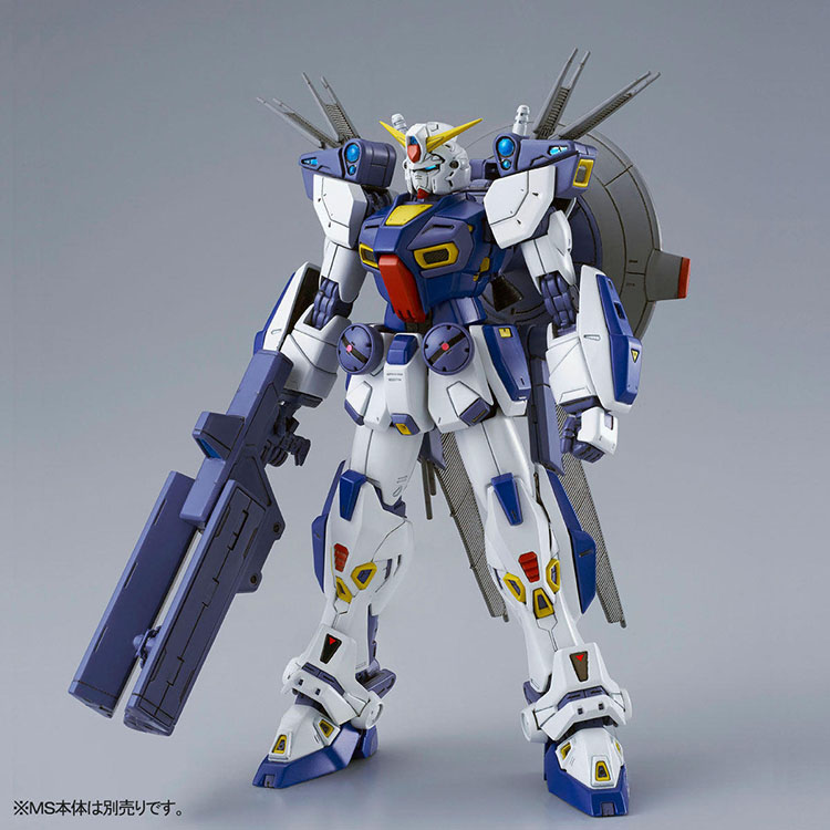 MG 1/100 Mission Pack E Type & S Type for Gundam F90 - Click Image to Close