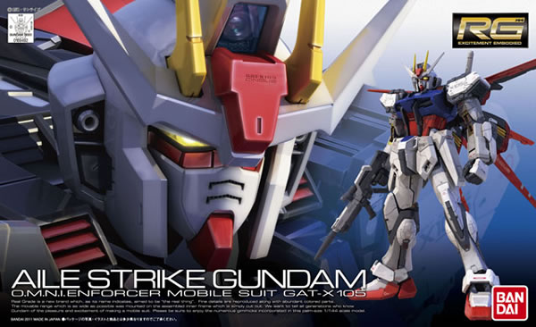 RG 1/144 GAT-X105 Aile Strike Gundam - Click Image to Close