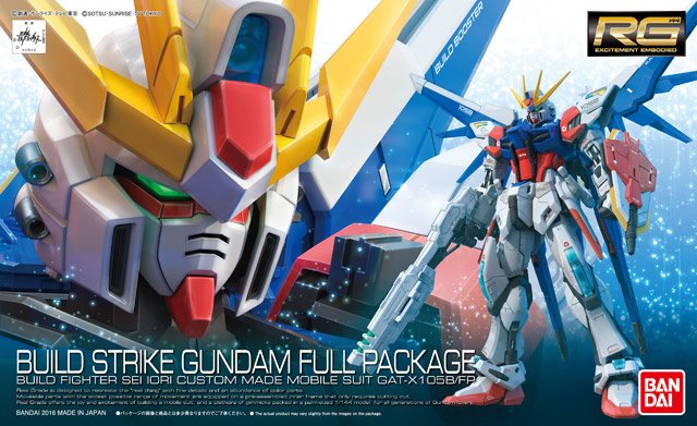 RG 1/144 Build Strike Gundam Full Package GAT-X105B∕FP - Click Image to Close