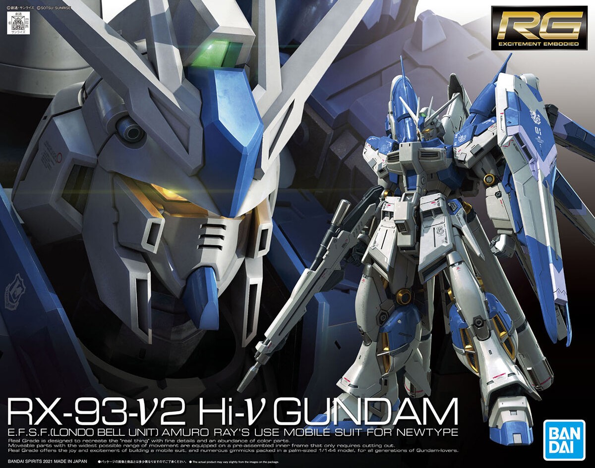 RG 1/144 RX-93-v2 Hi-v Gundam - Click Image to Close