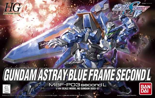 HG 1/144 MBF-P03 Gundam Astray Blue Frame Second L - Click Image to Close