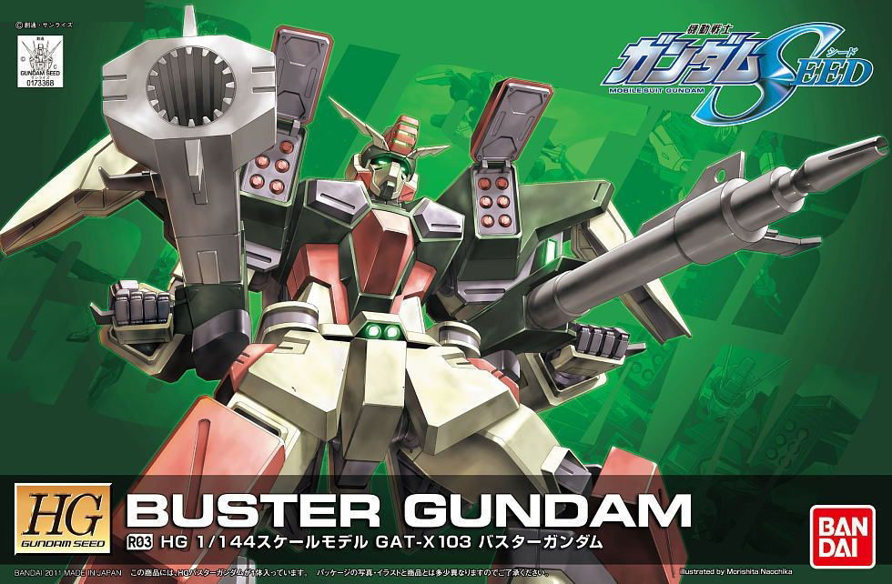 HG 1/144 GAT-X103 Buster Gundam - Click Image to Close