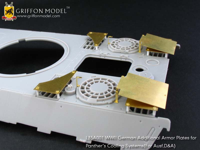 1/35 Additional Armor Plates for Panther Ausf.D & A - Click Image to Close