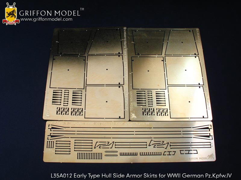 1/35 Early Type Hull Side Armor Skirts for Pz.Kpfw.IV - Click Image to Close