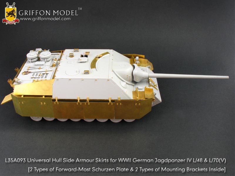 1/35 Hull Side Armor Skirts for Jagdpanzer IV L/48 & L/70(V) - Click Image to Close