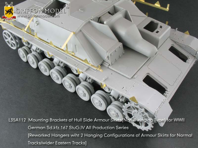 1/35 Armour Skirts (Non-Swinging Type) for Sd.kfz.167 StuG.IV - Click Image to Close