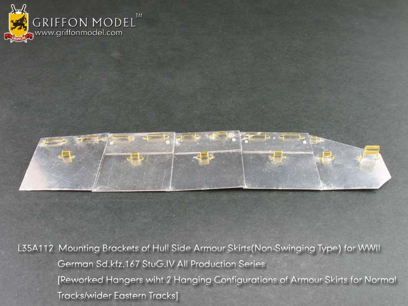 1/35 Armour Skirts (Non-Swinging Type) for Sd.kfz.167 StuG.IV - Click Image to Close