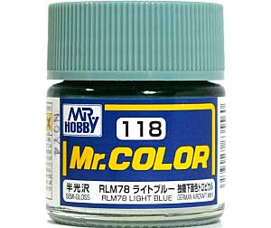 Semi-Gloss RLM78 Light Blue - Click Image to Close