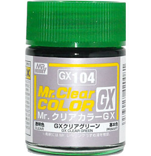 GX Clear Green - Click Image to Close