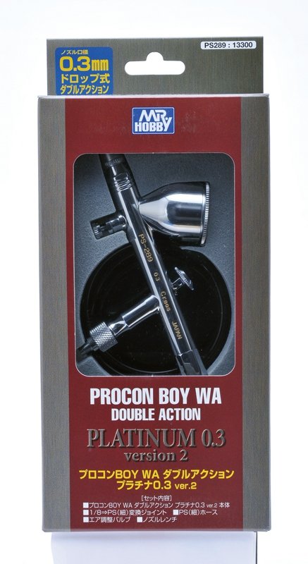 Procon Boy WA Double Action Platinum Ver.2 (Nozzle: 0.3mm) - Click Image to Close