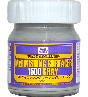 Finishing Surfacer #1500 Gray 40ml - Click Image to Close