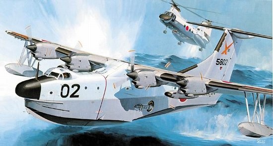 1/72 Shinmeiwa PS-1 Flying Boat - Click Image to Close