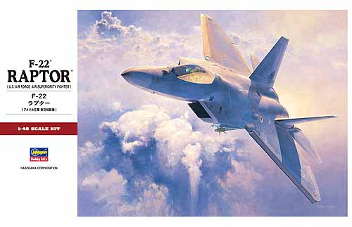 1/48 F-22 Raptor "US Air Force Air Superiority Fighter" - Click Image to Close
