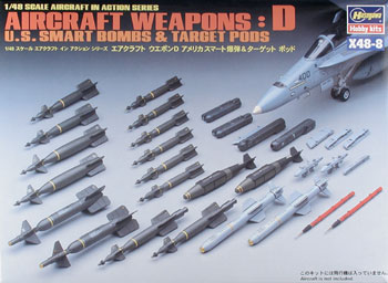 1/48 Aircraft Weapon D "US Smart Bombs & Target Pods" - Click Image to Close