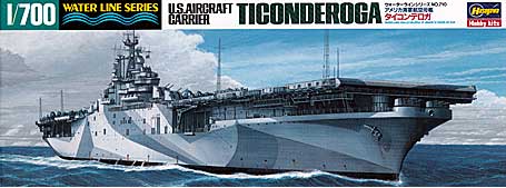 1/700 USS Aircraft Carrier CV-14 Ticonderoga - Click Image to Close