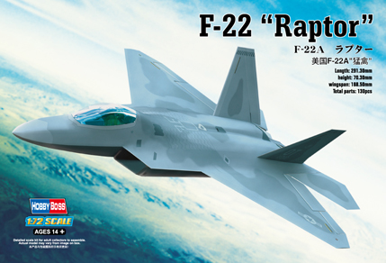 1/72 F-22A Raptor - Click Image to Close