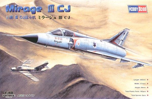 1/48 Mirage III CJ - Click Image to Close