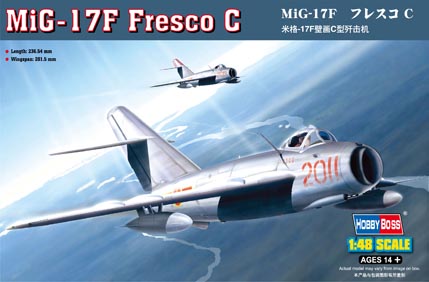 1/48 MiG-17F Fresco-C - Click Image to Close