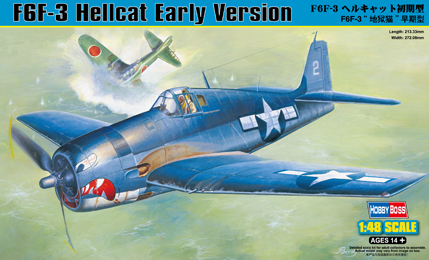 1/48 F6F-3 Hellcat Early Version - Click Image to Close