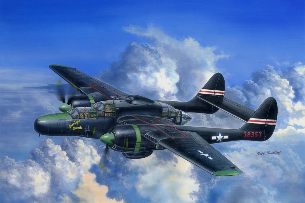 1/48 P-61C Black Widow - Click Image to Close