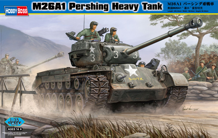 1/35 M26A1 Pershing Heavy Tank - Click Image to Close
