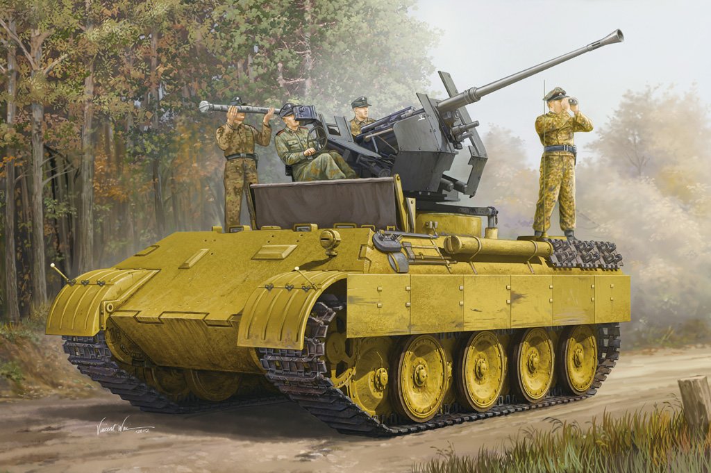 1/35 German Panther Ausf.D Flak Bergepanther - Click Image to Close