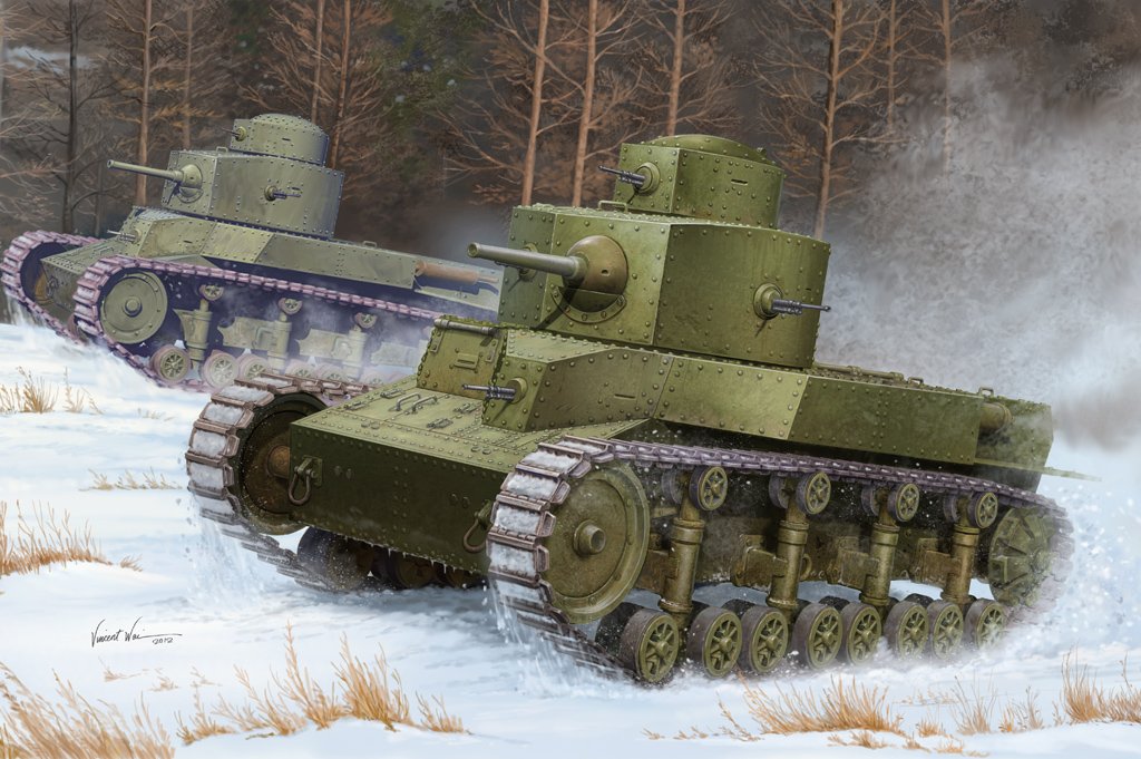 1/35 Soviet T-24 Medium Tank - Click Image to Close