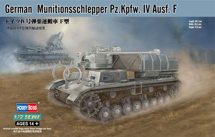 1/72 German Munitionsschlepper Pz.Kpfw.IV Ausf.F - Click Image to Close