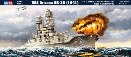 1/700 USS Battleship BB-39 Arizona 1941 - Click Image to Close