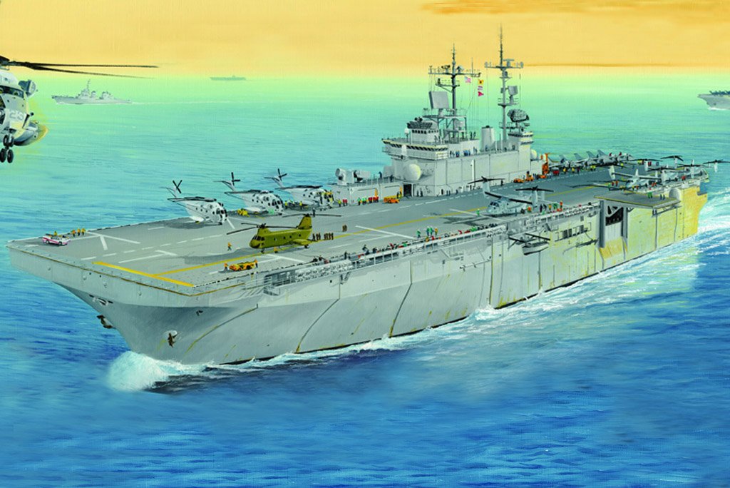 1/700 USS Wasp LHD-1, Wasp Class Amphibious Assault Ship - Click Image to Close