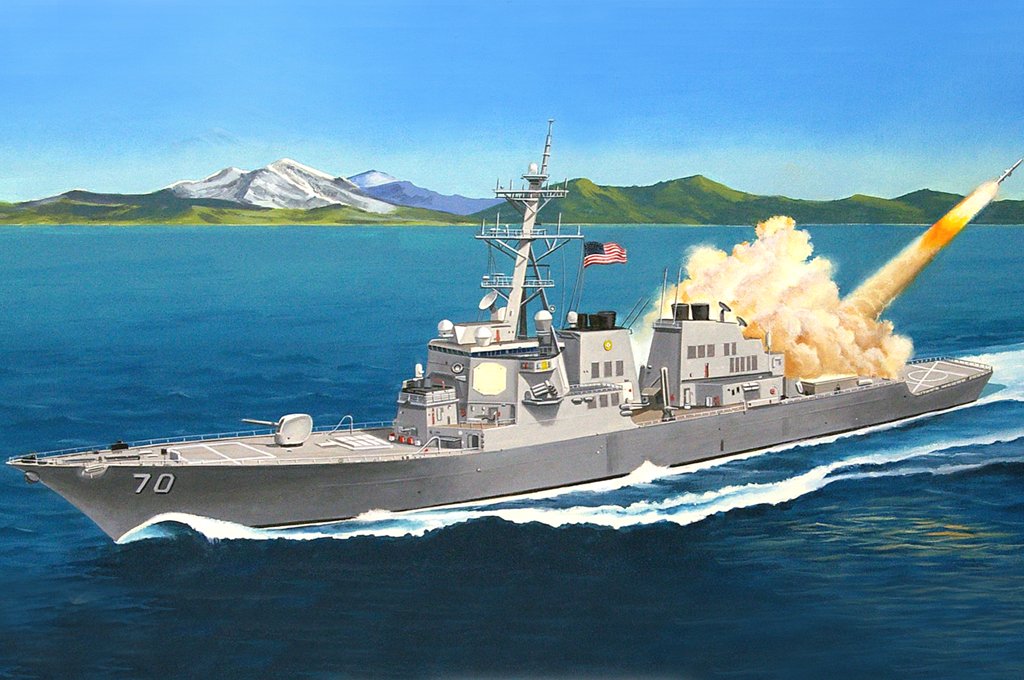 1/700 USS Hopper DDG-70, Arleigh Burke Class Destroyer - Click Image to Close