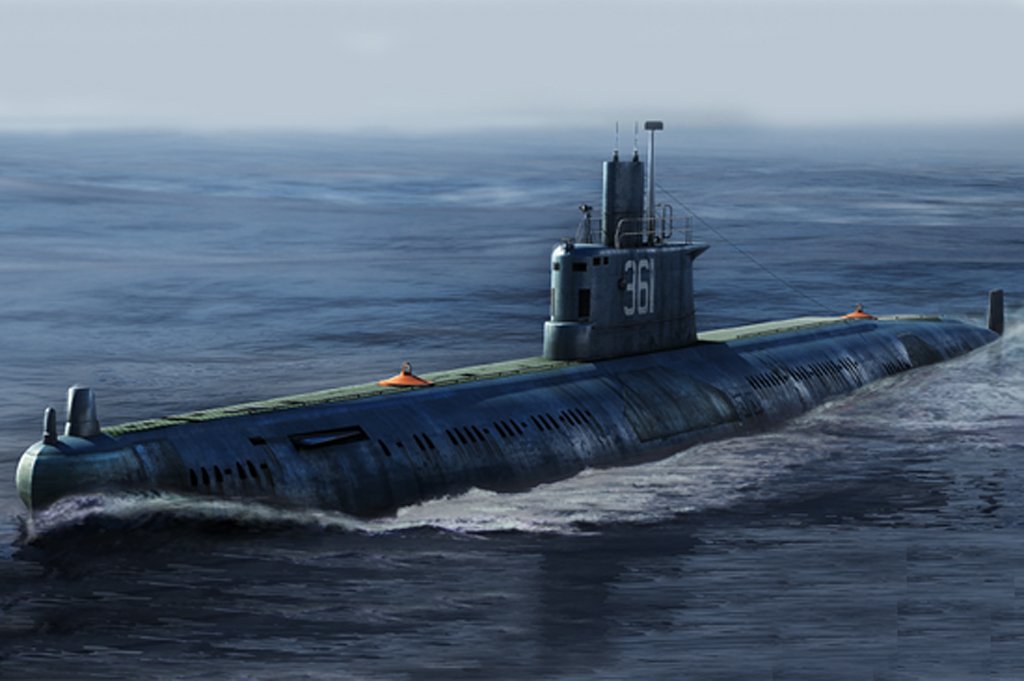 1/350 Chinese PLAN Type 035 Ming Class Submarine - Click Image to Close