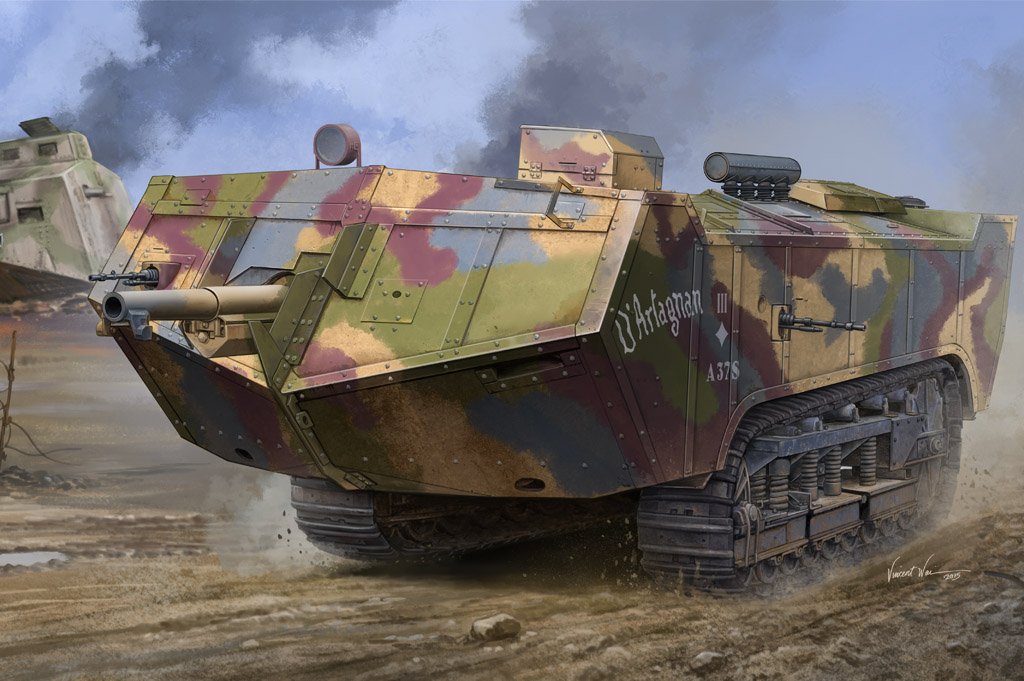 1/35 French Saint-Chamond Heavy Tank (Late) - Click Image to Close