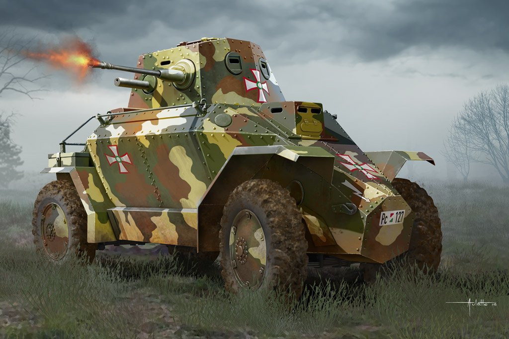 1/35 Hungarian 39M CSABA Armored Car - Click Image to Close