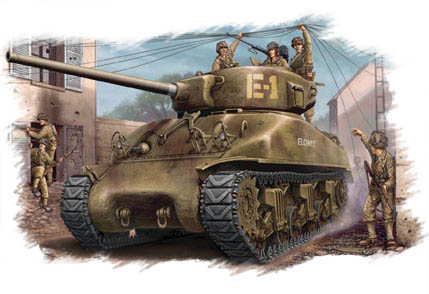 1/48 US Sherman M4A1 76(W) - Click Image to Close
