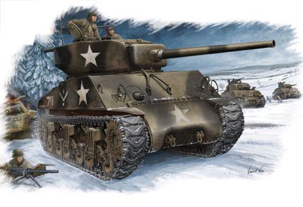 1/48 US Sherman M4A3 76(W) - Click Image to Close