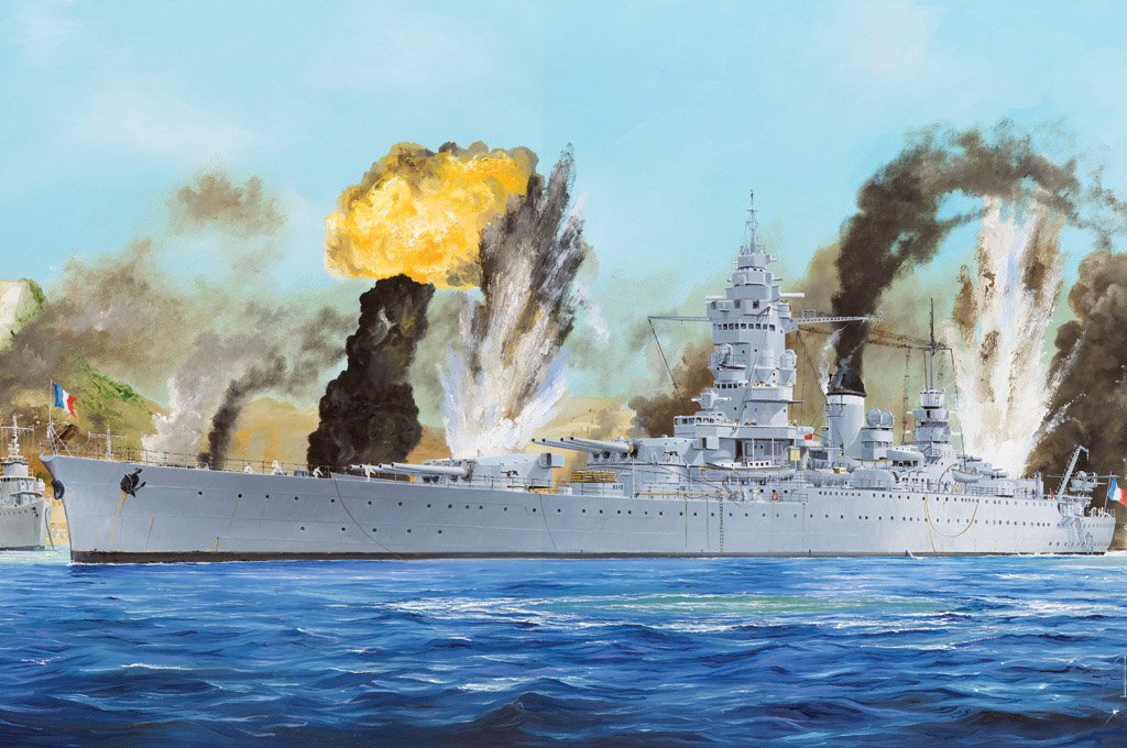 1/350 French Navy Dunkerque Battleship - Click Image to Close