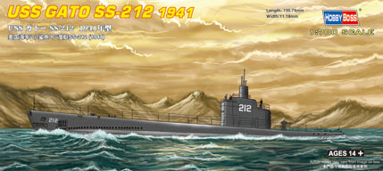 1/700 USS Gato SS-212 Submarine 1941 - Click Image to Close