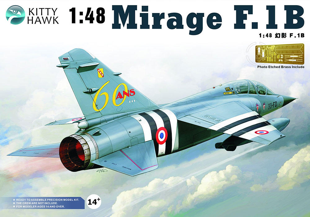 1/48 Dassault Mirage F.1B - Click Image to Close