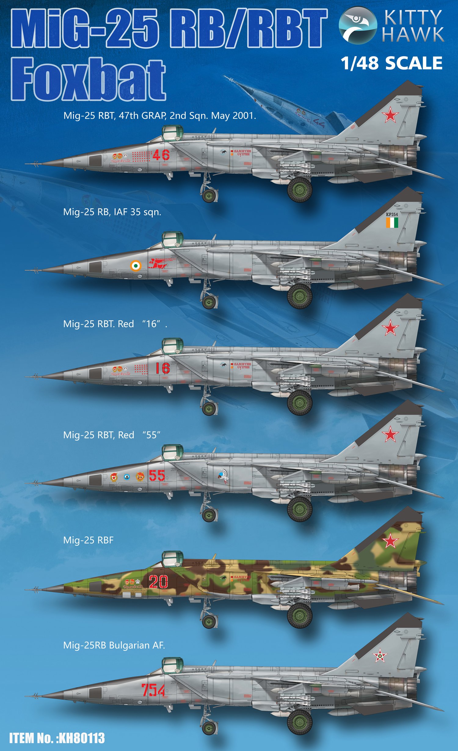 1/48 MiG-25RB/RBS "Foxbat" - Click Image to Close