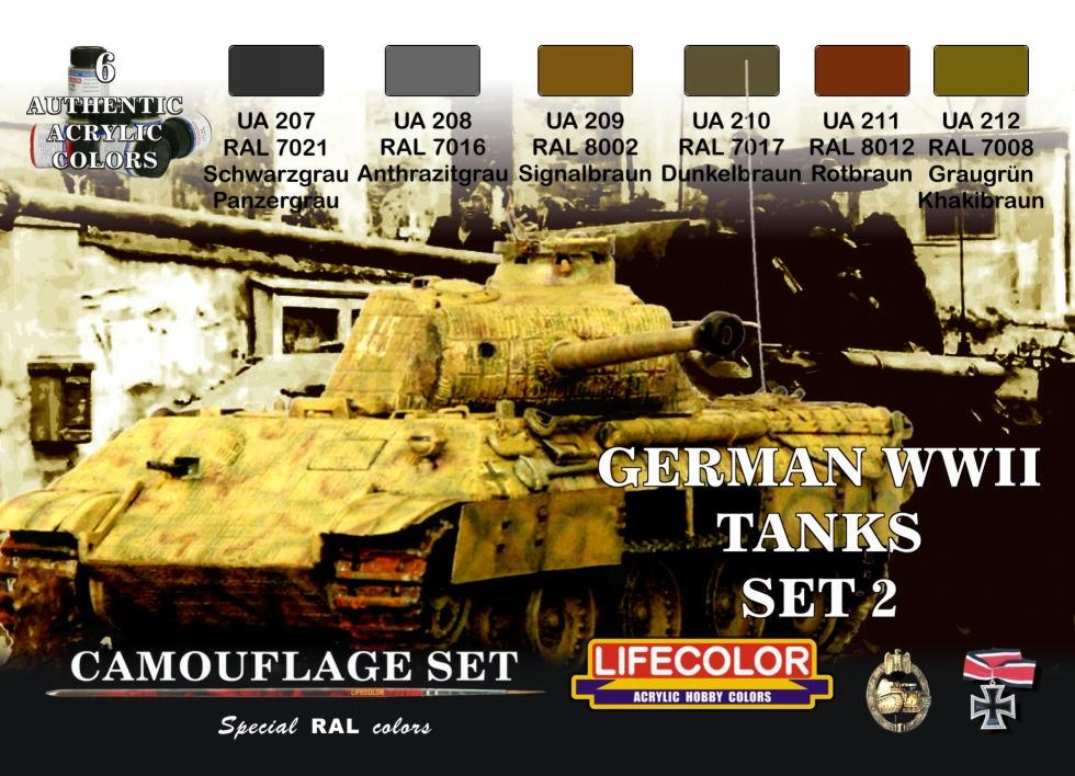 German WWII Tanks Set #2 - Click Image to Close