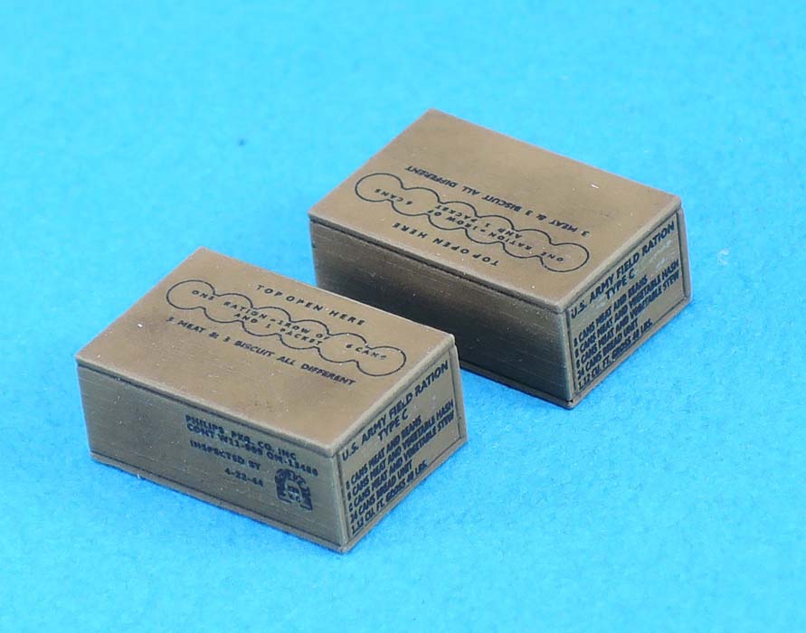 1/35 WWII C Ration Box Set (Early) (8ea) - Click Image to Close