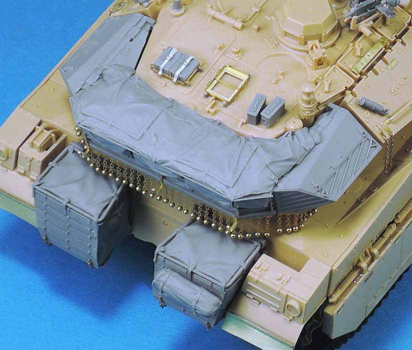 1/35 Merkava MK.IID Turret/Hull Basket Set for Academy - Click Image to Close