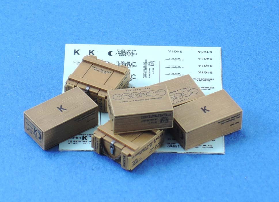 1/35 WC-51 Stowage Set w/Decals for C/K Rations and Mk.2 Boxes - Click Image to Close