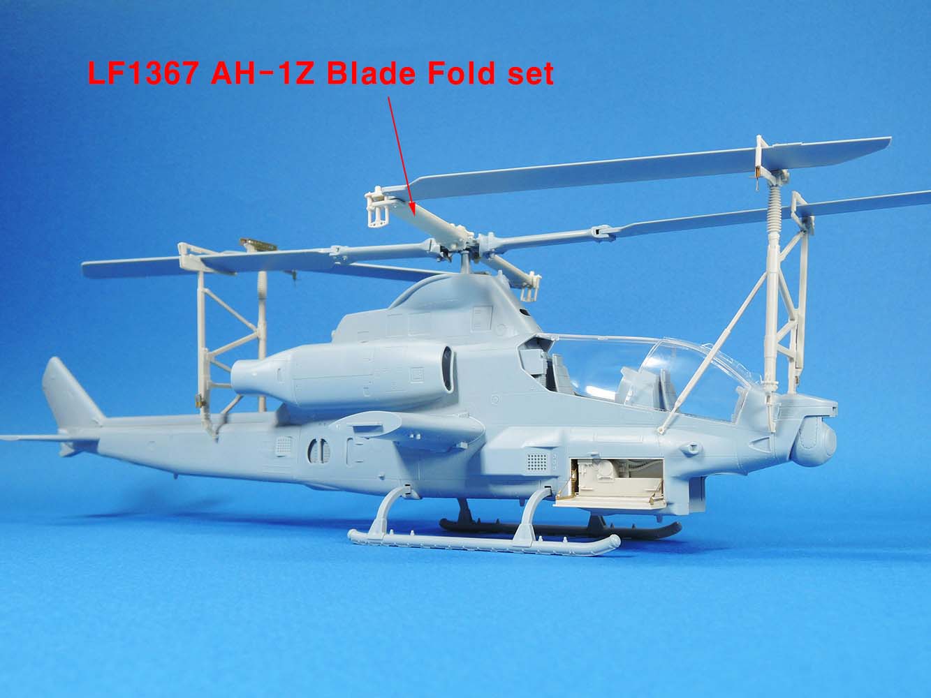 1/35 AH-1Z Upgrade Blade Fold Rack Set - Click Image to Close