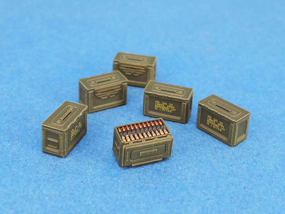 1/35 WWII Cal.50 Ammo Box Set - Click Image to Close